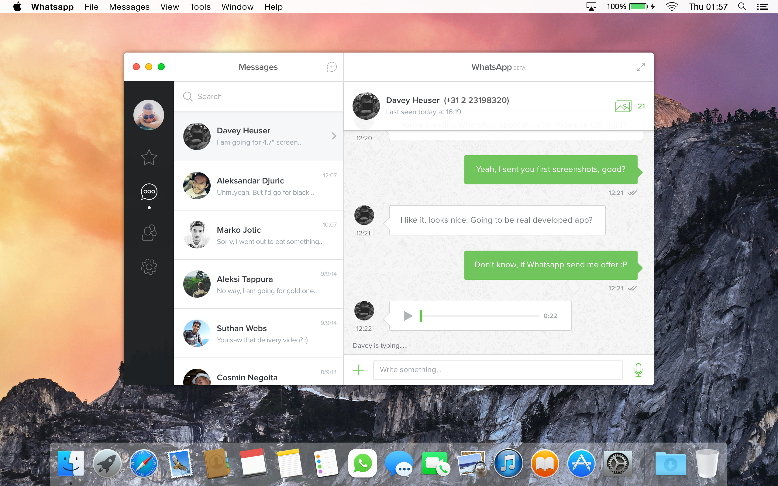 Whatsapp Messenger For Mac Os X Free Download